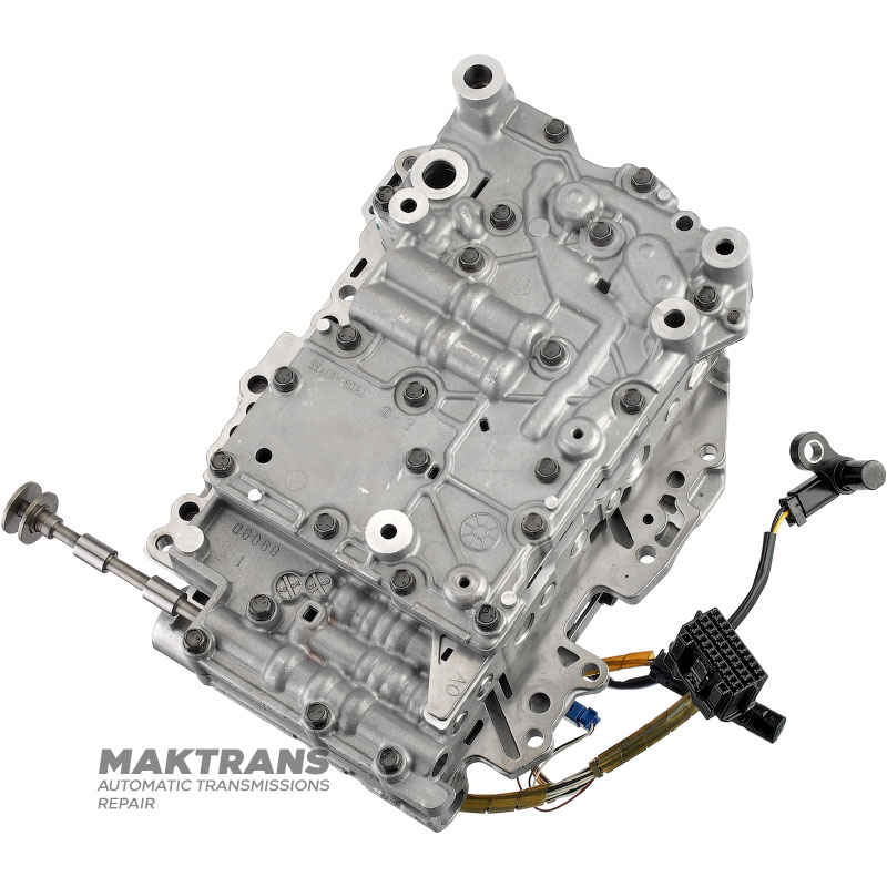 Regenerowany zespół zaworów z elektrozaworami TOYOTA / LEXUS UA80E, UA80F 3541048080, 354100E010 - (do aut bez systemu Start/Stop, oznaczenia na karoserii 89090, płytka oddzielająca A0)
