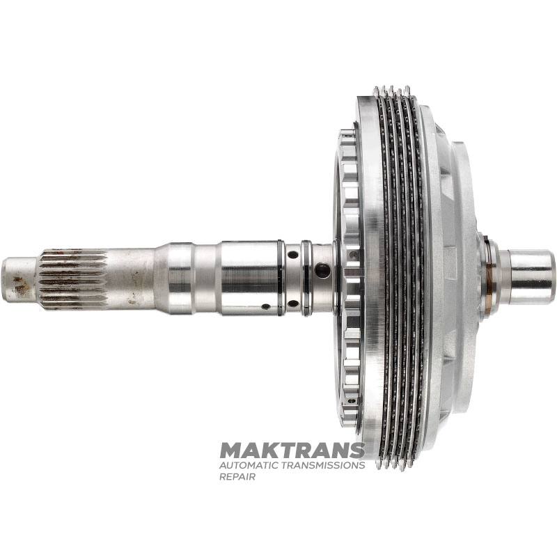 SILNIK BĘBENOWY Sprzęgło MAZDA Hybrid 8-biegowa skrzynia biegów RZ44 - długość całkowita wału 222 mm, 5 tarcz ciernych (całkowita grubość zestawu 23,55 mm)
