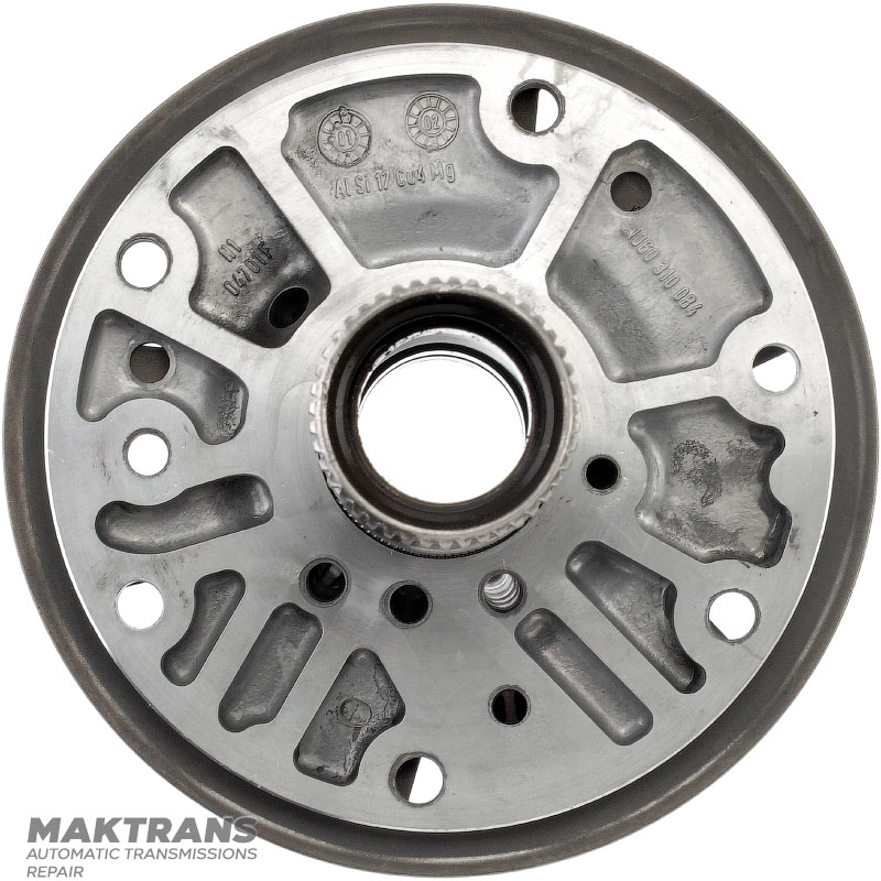Piasta pompy oleju ZF 5HP19 - 1060310084 (całkowita wysokość 159 mm, 43 wypusty (zewnętrzna Ø 34,80 mm), zewnętrzna Ø tulei 22,55 mm)