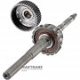 Tylna przekładnia planetarna / wał wyjściowy (długość wału 272 mm) TOYOTA A750E 3571360050, 3576060071, 3507760010 - 4 satelity (19 zębów na satelitach), długość wału 272 mm, 23 wypusty (zewnętrzna Ø 30,45 mm, długość wypustu wał 140 mm)
