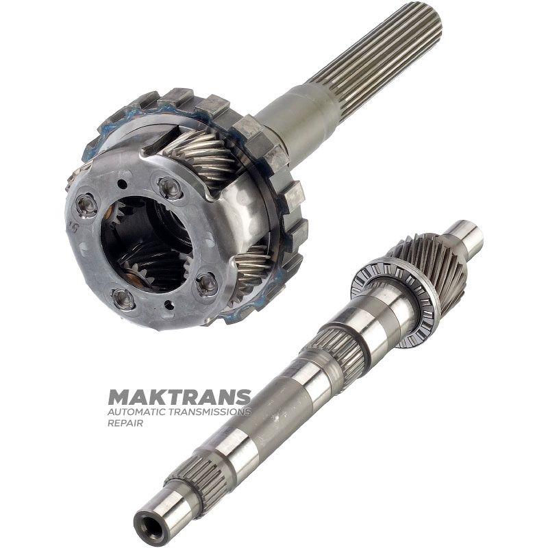 Tylna przekładnia planetarna / wał wyjściowy (długość wału 272 mm) TOYOTA A750E 3571360050, 3576060071, 3507760010 - 4 satelity (19 zębów na satelitach), długość wału 272 mm, 23 wypusty (zewnętrzna Ø 30,45 mm, długość wypustu wał 140 mm)