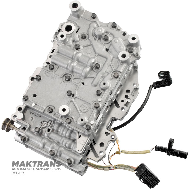 Blok zaworowy (regenerowany) złożony z elektromagnesami TOYOTA / LEXUS UA80E, UA80F 3541048080, 354100E010 - (do samochodów z systemem Start/Stop, oznaczenia na karoserii 89090, płytka rozdzielająca A1)