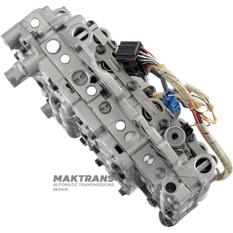 Blok zaworowy (regenerowany) złożony z elektromagnesami TOYOTA / LEXUS UA80E, UA80F 3541048080, 354100E010 - (do samochodów z systemem Start/Stop, oznaczenia na karoserii 89090, płytka rozdzielająca A1)