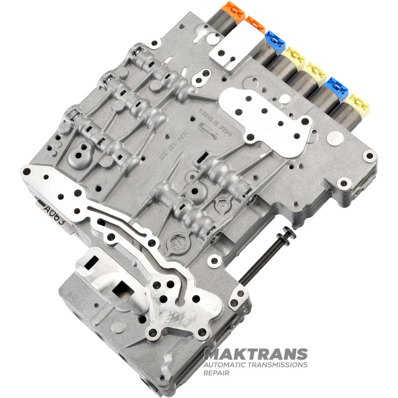 Blok zaworów komplet z elektromagnesami (nowy) ZF 6HP21, 6HP21X, 6HP28, 6HP28X (M-Shift) - płytka oddzielająca A063 (1068327210), 1068427234, 1068427237