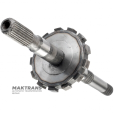 Wał wyjściowy FORD A4LD, 5R55E - F77Z-7M167-AA, FOTZ-7060-D, (długość wału 353 mm, 25 wypustów, długość wielowypustów 57 mm)