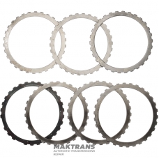 Komplet felg stalowych D Clutch FORD 6R60, 6R75, 6R80 - 5 felg stalowych, (całkowita grubość kompletu 14,45 mm)