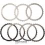 Komplet felg stalowych D Clutch FORD 6R60, 6R75, 6R80 - 5 felg stalowych, (całkowita grubość kompletu 14,45 mm)