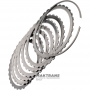 Zestaw felg stalowych Clutch FORD 6R60, 6R80 - 6 felg stalowych, (całkowita grubość zestawu 18,40 mm)