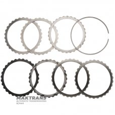 Zestaw felg stalowych Clutch FORD 6R60, 6R80 - 6 felg stalowych, (całkowita grubość zestawu 18,40 mm)