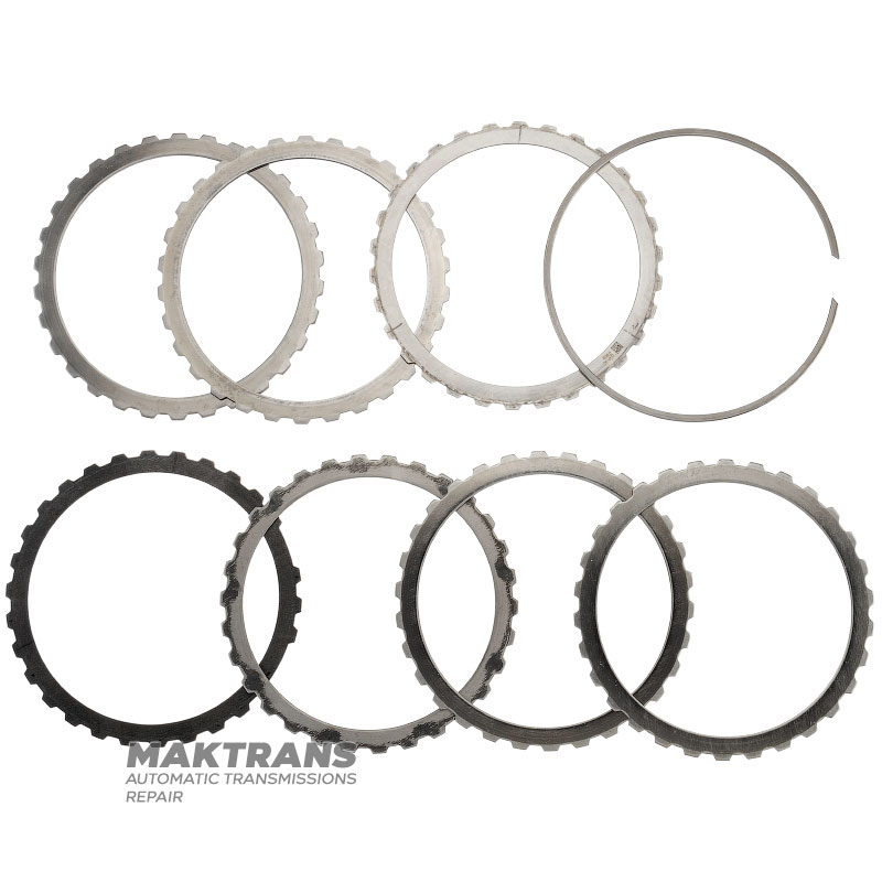 Zestaw felg stalowych Clutch FORD 6R60, 6R80 - 6 felg stalowych, (całkowita grubość zestawu 18,40 mm)