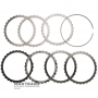 Zestaw felg stalowych Clutch FORD 6R60, 6R80 - 6 felg stalowych, (całkowita grubość zestawu 18,40 mm)