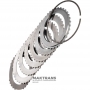Komplet felg stalowych FORWARD Clutch FORD 4R70 4R75 - 5 felg stalowych (grubość 1,77 mm), 1 tarcza podporowa (grubość 5,55 mm / 3 mm)