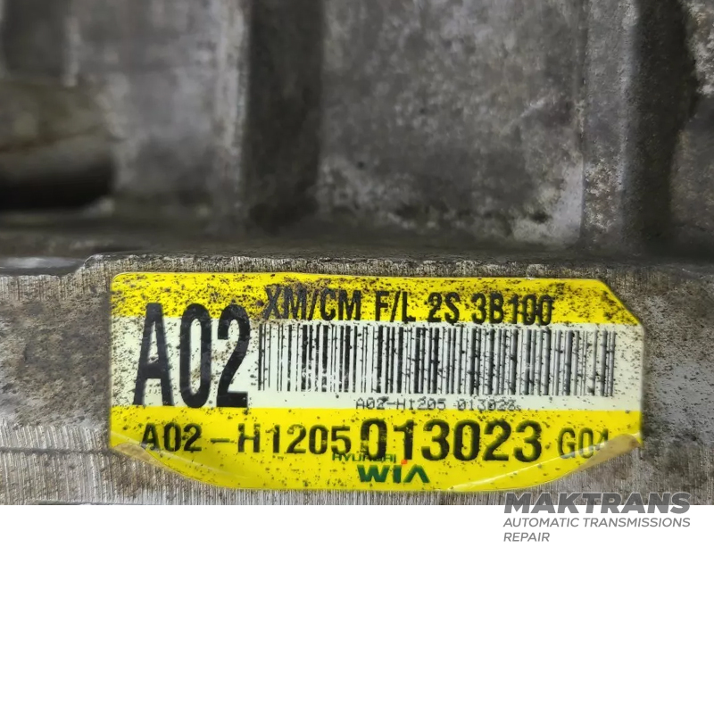 Pokrywa w kolorze róży (w pobliżu pokrywa w kolorze róży) Hyundai KIA A6MF1, A6LF1 — 473003B100 (oznaczone jako A02), 47 rzędów pokryw w kolorze róży