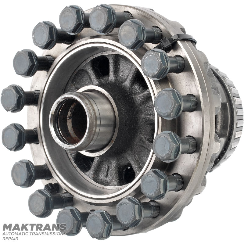 Mechanizm różnicowy 2WD Aisin Warner TF-62SN, VAG 09M — (bez koła zębatego śrubowego, zewnętrzna Ø obudowy 161,95 mm, 4 satelity)