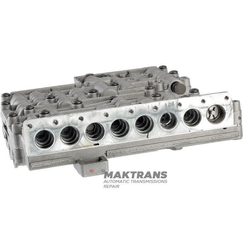 Korpus zaworu (bez elektromagnesów) ZF ZF 6HP19, 6HP26, 6HP32 (Gen1), płyta separacyjna AB 052 (1068327180), M-Shift — używany, nieodnawiany
