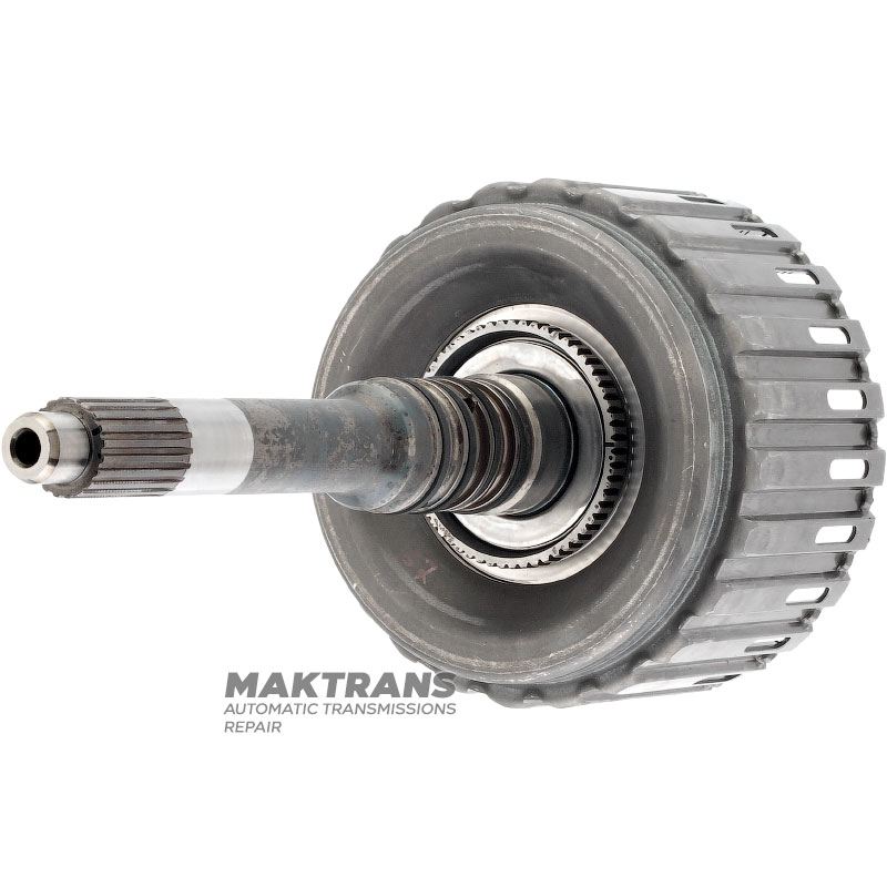 Wał wejściowy, bęben C4-C1 Sprzęgło TOYOTA A760 E/F — Sprzęgło C4 — 3 tarcze cierne (całkowita grubość zestawu 13,70 mm), Sprzęgło C1 — 5 tarcz ciernych (całkowita grubość zestawu 21,70 mm)