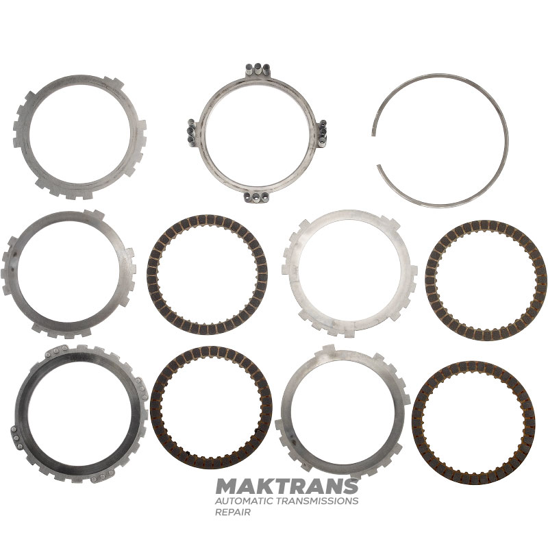 Komplet plandek stalowych i stalowych B2 Hamulec TOYOTA / LEXUS A750E, A750F, A760E, A760F - 4 plandeki stalowe (komplet grubość 19,10 mm)