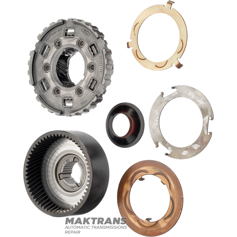 Tylna przekładnia planetarna FORD A4LD, 4R44E, 4R55E, 5R55E, 5R55N, 5R55S, 5R55W, P90GT-7D007-ACR — 6 satelitów (15 zębów na satelitach, średnica zewnętrzna 24,50 mm), koło pierścieniowe 57 zębów (średnica zewnętrzna 93,95 mm)