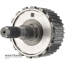 Wał wyjściowy, bęben sprzęgłowy K27 Mercedes-Benz 725.0 AMG A2902701300 - długość wału 135 mm, 30 rowków (Ø zewn. 31,70 mm), bęben K27 (7 tarcz ciernych)