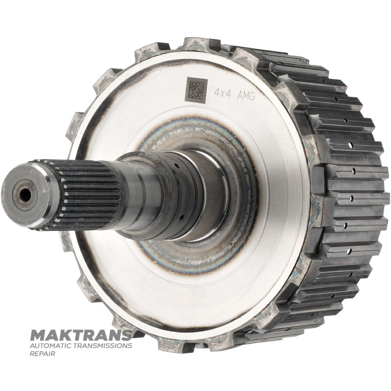 Wał wyjściowy, bęben sprzęgłowy K27 Mercedes-Benz 725.0 AMG A2902701300 - długość wału 135 mm, 30 rowków (Ø zewn. 31,70 mm), bęben K27 (7 tarcz ciernych)