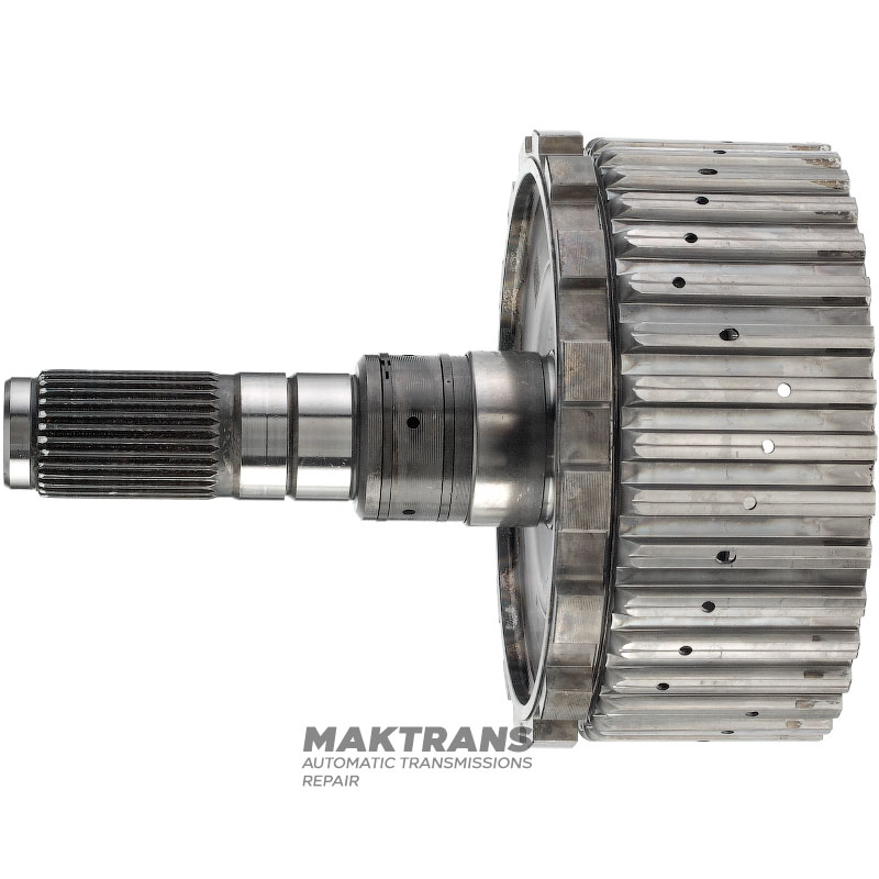 Wał wyjściowy, bęben sprzęgłowy K27 Mercedes-Benz 725.0 AMG A2902701300 - długość wału 135 mm, 30 rowków (Ø zewn. 31,70 mm), bęben K27 (7 tarcz ciernych)