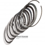Komplet tarcz stalowych i ciernych C Sprzęgło FORD 10R140 LC3Z-7H095-A, LC3Z-7B442-C - 6 tarcz ciernych (łączna grubość kompletu 32 mm)