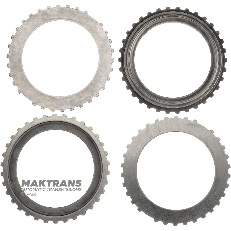 Zestaw kół stalowych ze sprzęgłem wstecznym FORD 4R70, 4R75, 4R75W - 2 koła stalowe (32 zęby, średnica wewnętrzna 99,40 mm, grubość 1,75 mm)