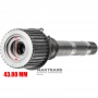 Wał wejściowy ALLISON 1000 29539506 - długość wału 346 mm, 25 rowków (Ø zewn. 32,25 mm) / 34 rowki (Ø zewn. 69,85 mm), do łożyska igiełkowego 43,80 mm