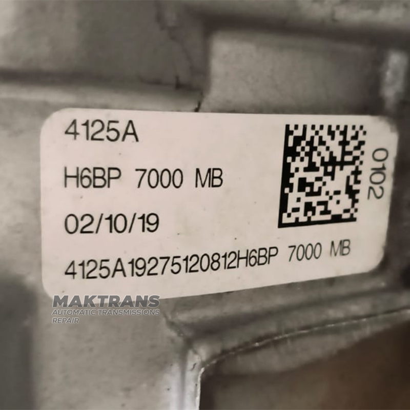 Odnowiona (przetestowana na drodze) skrzynia biegów FORD 6F15, 2WD — do systemów Start-Stop, H6BP-7000-MB, FIESTA MK8 1.0 ECOBOOST, (sprzedaż tylko z wymianą)