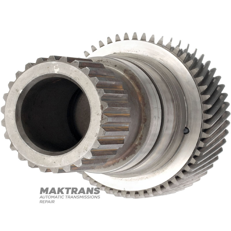 Wał wyjściowy / koło słoneczne DODGE / CHRYSLER / JEEP MP3023 - 68071199AA (całkowita długość wału 137 mm, 26 wielowypustów (Ø zewn. 54,50 mm), koło słoneczne 53 zęby (Ø zewn. 87,45 mm)