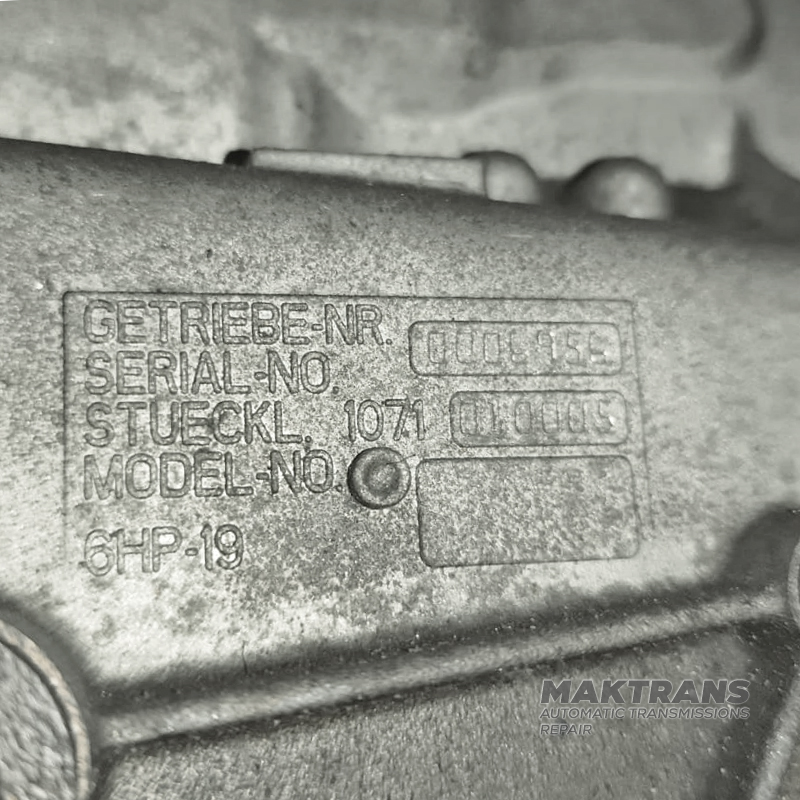Obudowa skrzyni biegów ZF 6HP19 (2WD) - 1071010005
