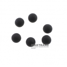 Komplet kulek gumowych agregatu hydraulicznego FORD 6R60 Ø 6mm