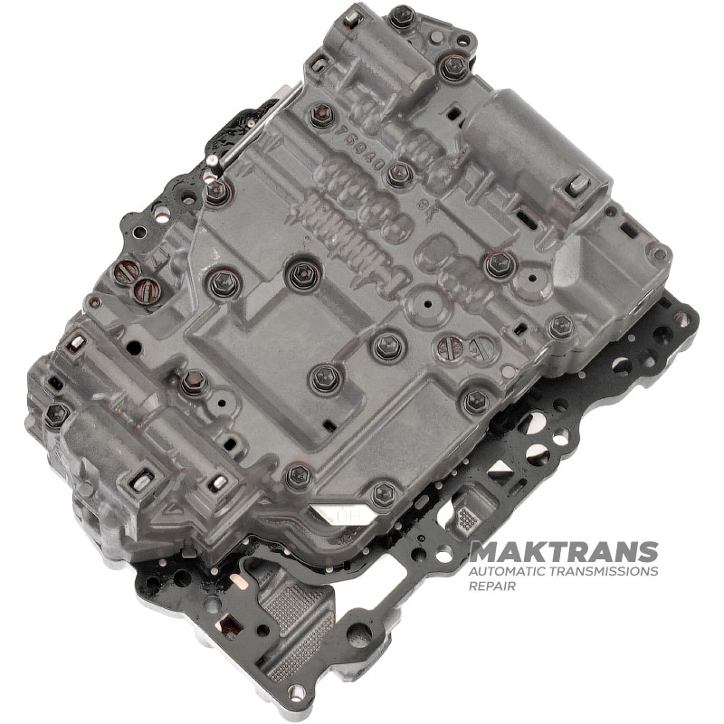 Korpus zaworów kompletny z elektromagnesami Aisin Warner TG-81SC 75040 - płyty separacyjne J0 / H0 (zdjęte z nowych skrzyń biegów)