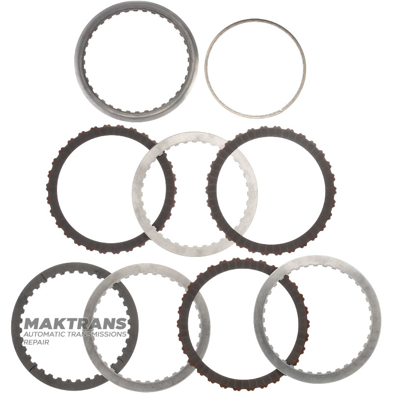 Zestaw tarcz stalowych i ciernych 3-5-R Clutch GM 6T30, 6T31 - 24231692, 24261225, 3 tarcze cierne (całkowita grubość 19,50 mm)