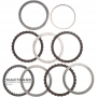 Zestaw tarcz stalowych i ciernych 3-5-R Clutch GM 6T30, 6T31 - 24231692, 24261225, 3 tarcze cierne (całkowita grubość 19,50 mm)