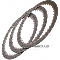 Zestaw tarcz ciernych 3-5-R Sprzęgło MAZDA FW6A-EL – FZ01195J0A, 3 tarcze w zestawie (40 zębów, średnica zewnętrzna 169,25 mm, grubość 1,65 mm)