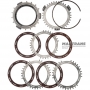 Zestaw tarcz stalowych i ciernych C3 (3-5-R) Sprzęgło ALLISON 1000 - 4 tarcze cierne (całkowita grubość zestawu 36,50 mm), 29542192, 29546701, 29531049, 29535648