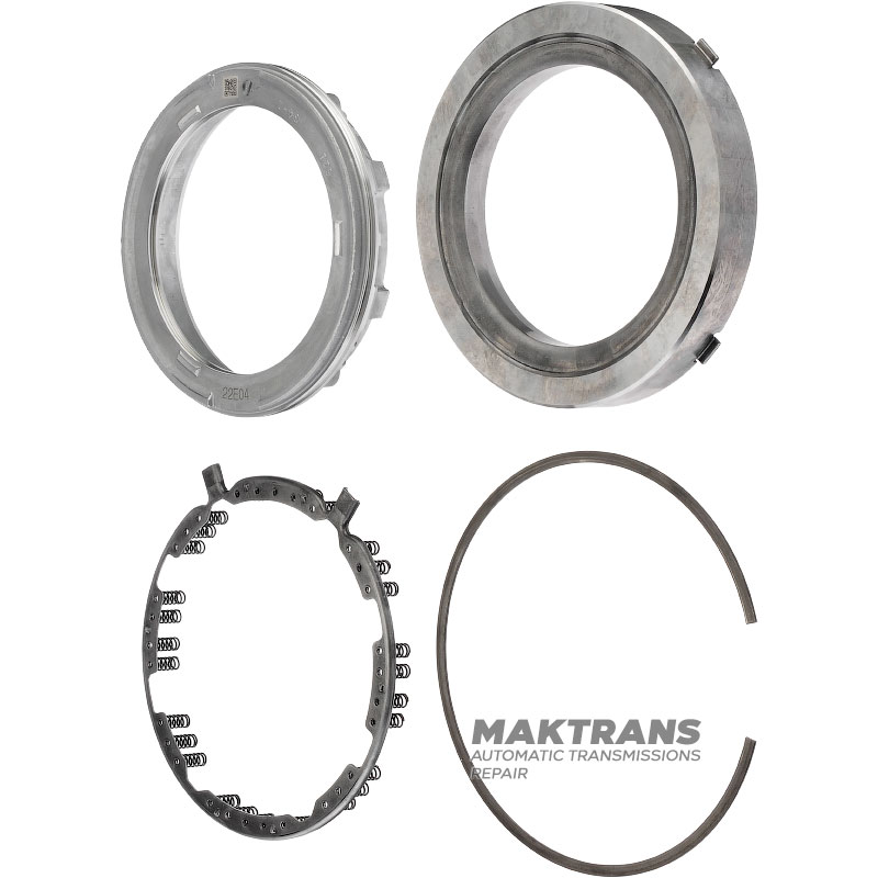 Tłok ze sprężyną powrotną nr 1 Hamulec TOYOTA AC60E, AC60F 3560871010, 356210K010, 3569871010 — (wysokość tłoka aluminiowego 27,65 mm, średnica zewnętrzna 157,05 mm, średnica wewnętrzna 118,25 mm)
