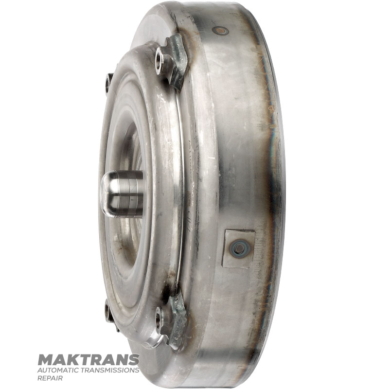 Przednia osłona przekładni hydrokinetycznej NISSAN GE9R01A, JATCO JR913E — oznaczenie 44D (średnica zewnętrzna obudowy 282,50 mm, 4 otwory montażowe, średnica zewnętrzna pilota 35 mm)