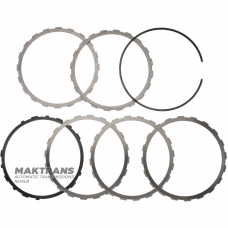 Komplet felg stalowych B08 Brake Mercedes-Benz 725.0, AMG, A7252720037 - 4 felgi stalowe (grubość zestawu 1,80 mm), 1 felga stalowa (grubość 4 mm)