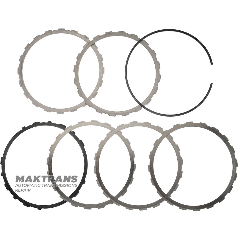 Komplet felg stalowych B08 Brake Mercedes-Benz 725.0, AMG, A7252720037 - 4 felgi stalowe (grubość zestawu 1,80 mm), 1 felga stalowa (grubość 4 mm)