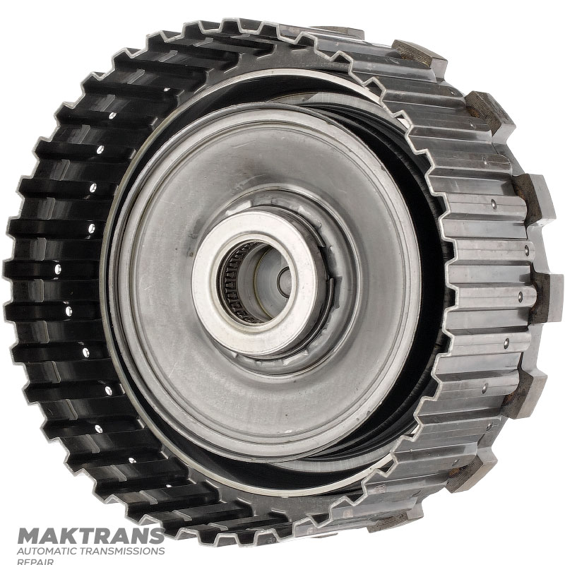 Kosz sprzęgła i wał wyjściowy K27 (2WD) Mercedes-Benz 725.0 - (wysokość całkowita 198 mm, 30 rowków (Ø zewn. 31,65 mm), 3 tarcze cierne)