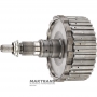 Kosz sprzęgła i wał wyjściowy K27 (2WD) Mercedes-Benz 725.0 - (wysokość całkowita 198 mm, 30 rowków (Ø zewn. 31,65 mm), 3 tarcze cierne)