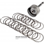 Wał podstawowy, bęben C4 / C1Clutch AB60E, AB60F 07-up - 357100C010, 3571060010 (C4 Clutch - 4 tarcze cierne, C1 Clutch - 6 tarcz ciernych)