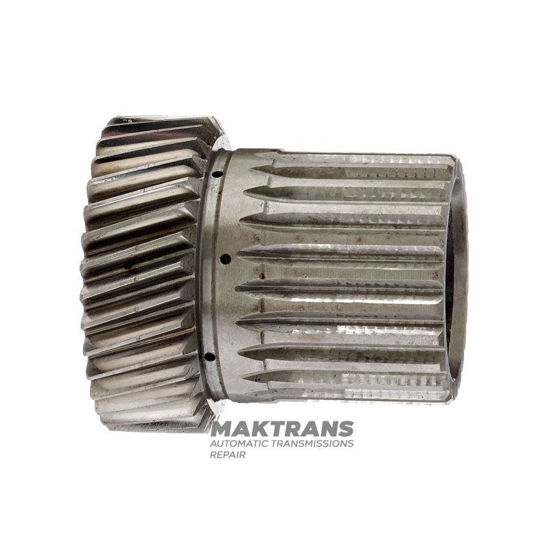 Przekładnia planetarna tylna, wał wyjściowy Mercedes-Benz 722.3 A1262720007, A1262701743 — długość całkowita 346 mm (27 zębów, średnica zewnętrzna 29,30 mm), 4 satelity (21 zębów, średnica zewnętrzna 37,60 mm)
