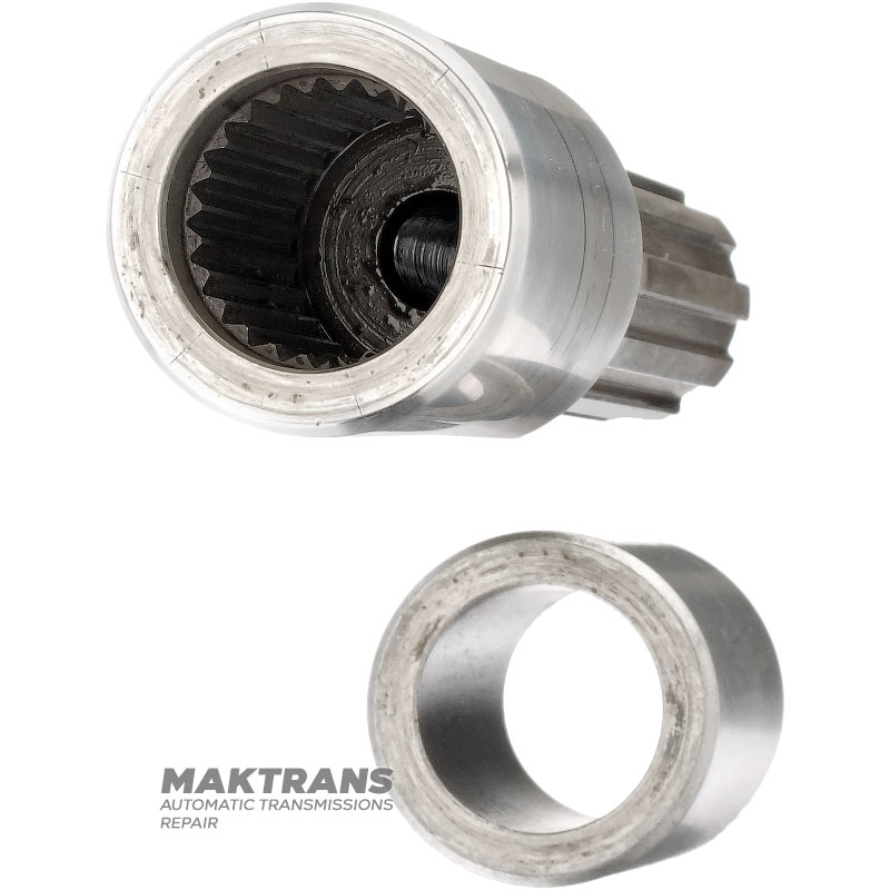 Adapter wału wyjściowego 4WD ZF 4HP22 - długość 157 mm, 10 wypustów (zewn., Ø zewn. 29,25 mm), 25 wypustów (wewn.,), Range Rover Discovery Series II 1998-2004