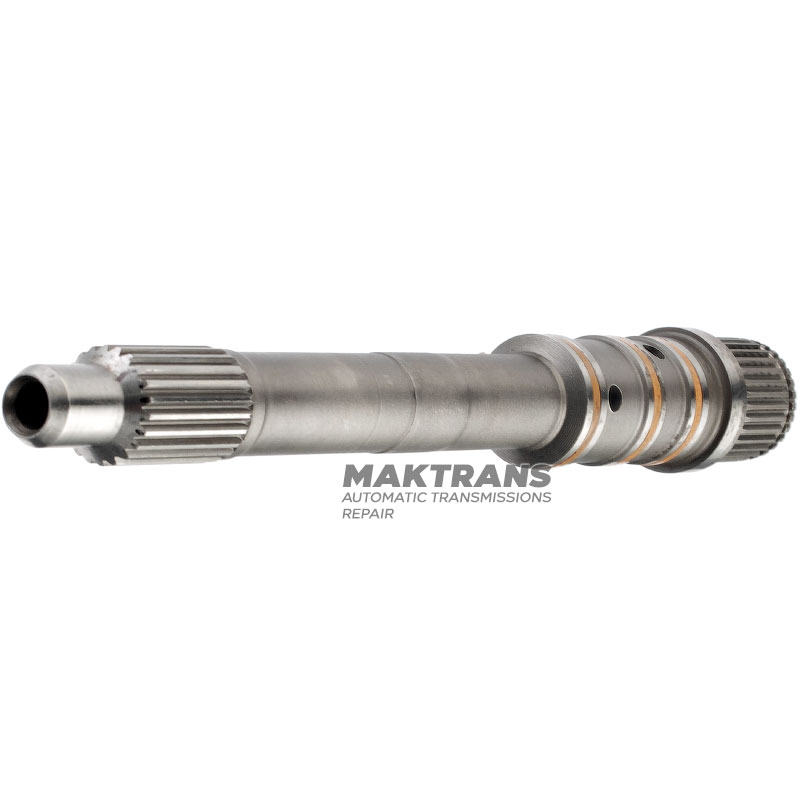 Wał wejściowy (z nową tuleją) DODGE CHRYSLER 62TE 68004290AA - długość wału 221,50 mm, 21 wielowypustów (Ø zewn. 19 mm) / 31 wielowypustów (Ø zewn. 25,05 mm)