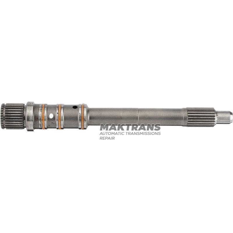 Wał wejściowy (z nową tuleją) DODGE CHRYSLER 62TE 68004290AA - długość wału 221,50 mm, 21 wielowypustów (Ø zewn. 19 mm) / 31 wielowypustów (Ø zewn. 25,05 mm)