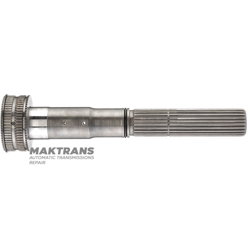 Wał wyjściowy ZF 4HP22, 4HP24 - długość całkowita 233 mm, 25 rzędków (Ř zewnętrzna 27,35 mm)