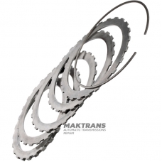Komplet tarcz stalowych OVERDRIVE Clutch ZF 4HP22, 4HP24 - 4 tarcze cierne